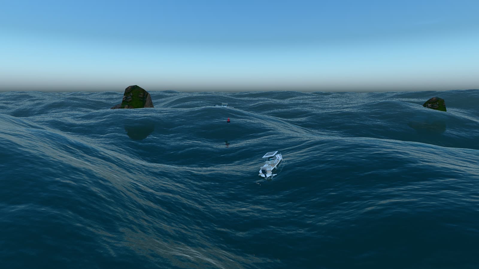 Huge swell preset, rolling deep-ocean swells